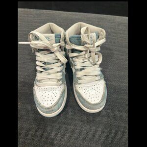 kids nike denim high tops